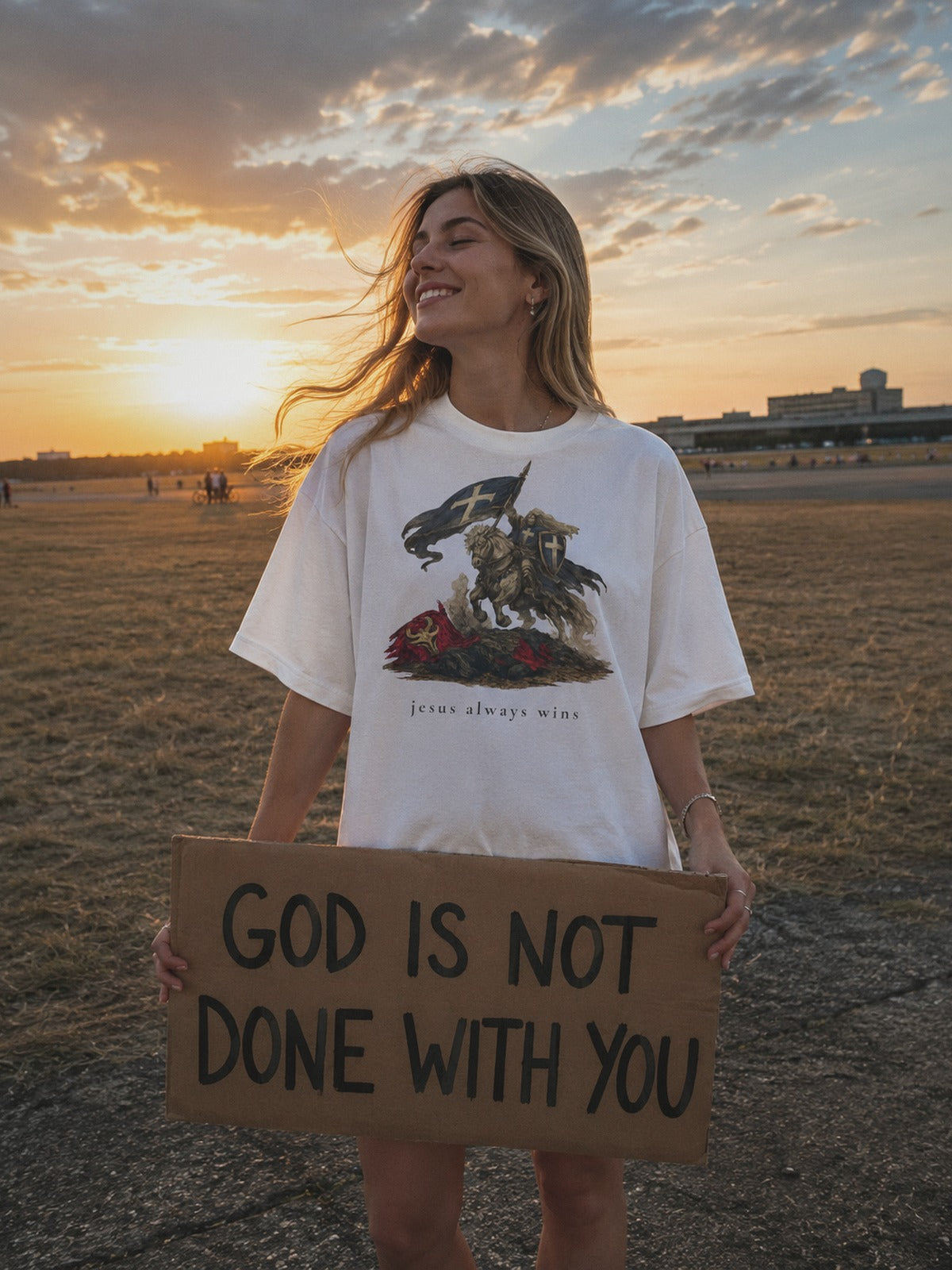 Heaven Society Jesus Always Wins Golden Hour