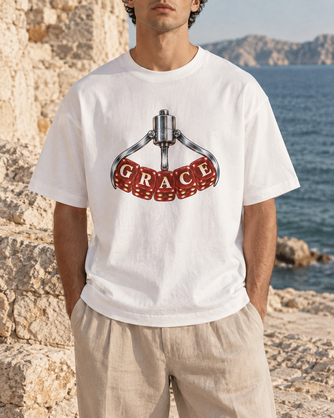Grace Boxy T-Shirt — White