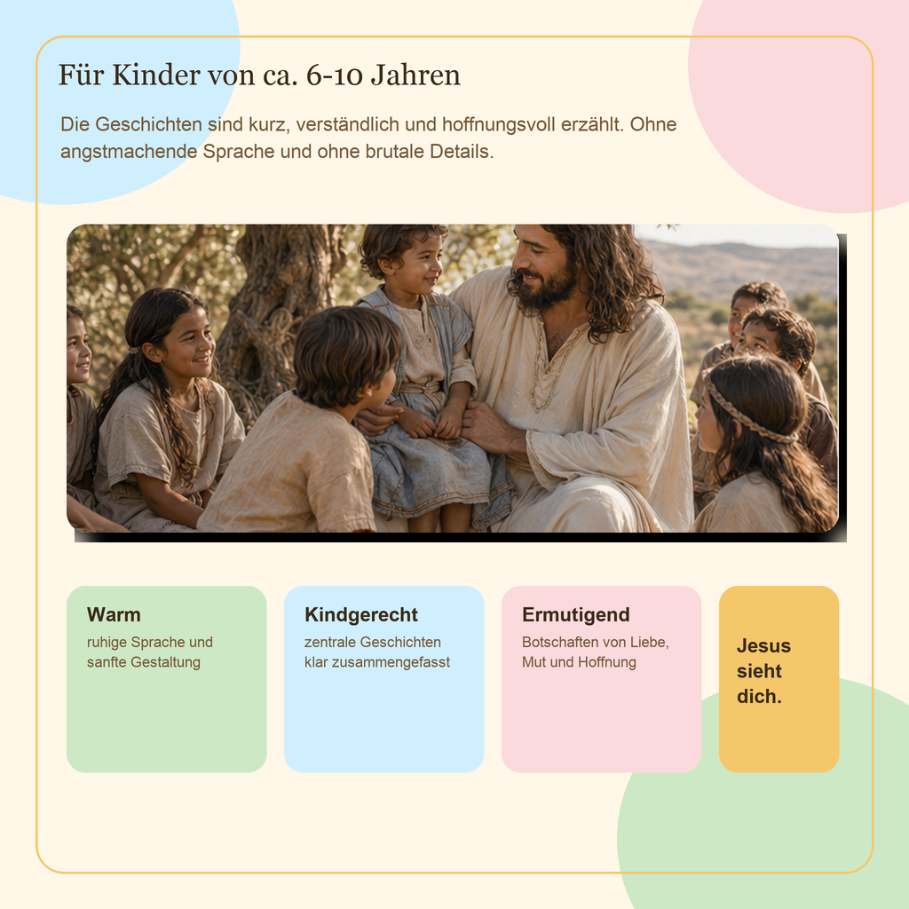 Meine erste Kinder-Bibel | 56-seitiges PDF für Kinder