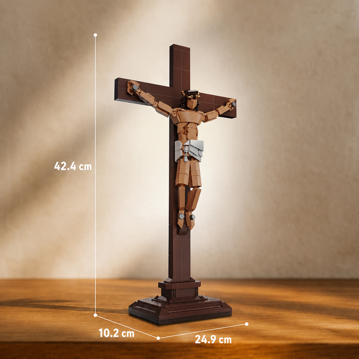 Jesus am Kreuz Klemmbaustein-Set – 588 Teile