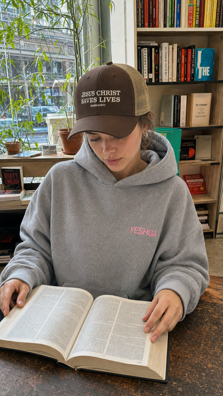 Jesus Christ Saves Lives Trucker Cap