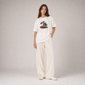 Heaven Society „Jesus Always Wins“ Boxy Tee – White
