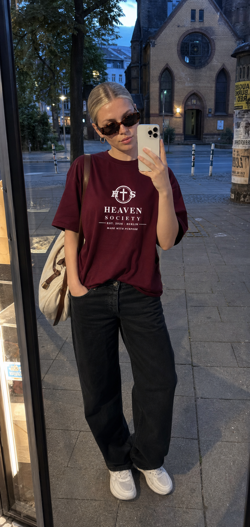 Heaven Society Logo Statement Tee