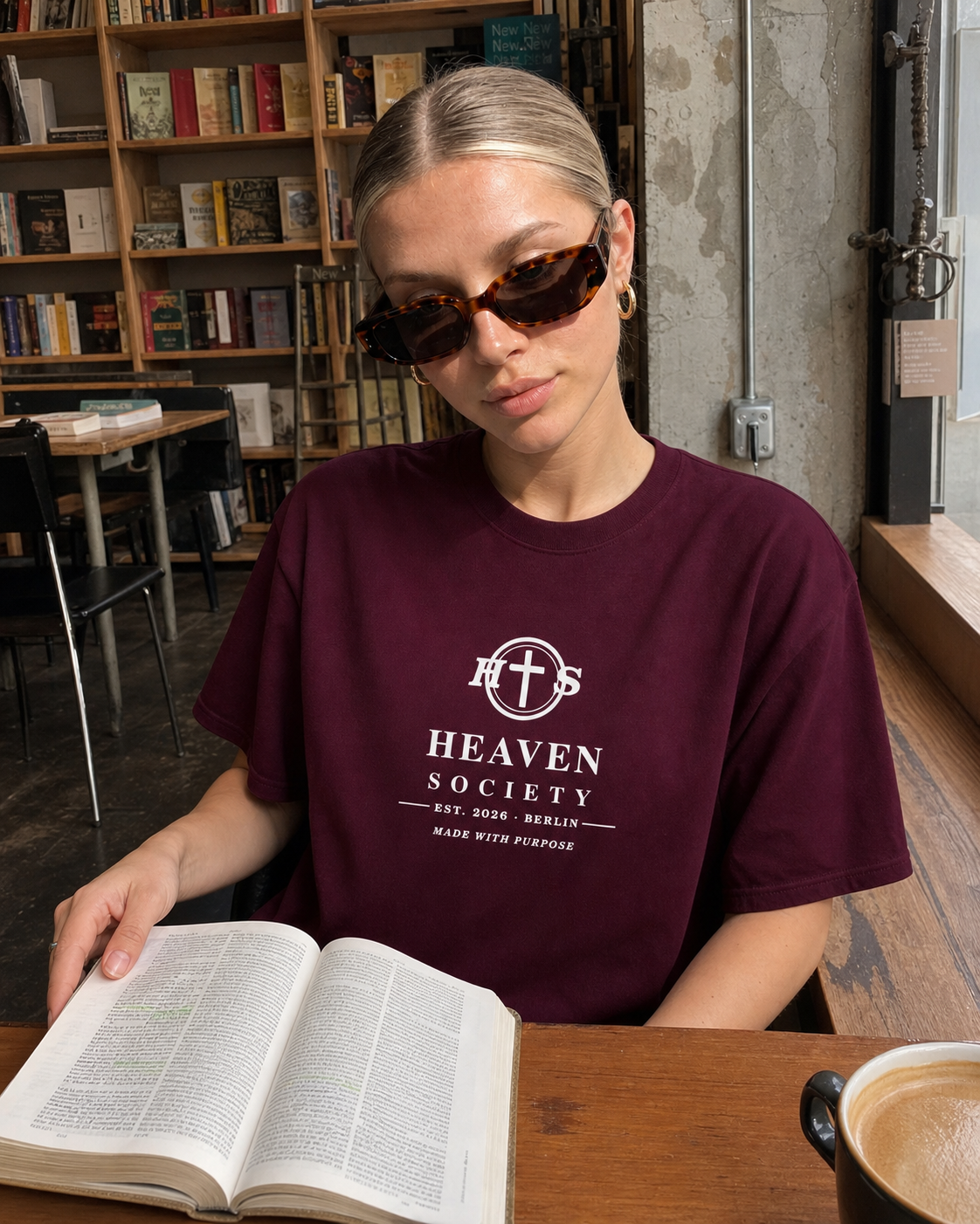 Heaven Society Logo Statement Tee