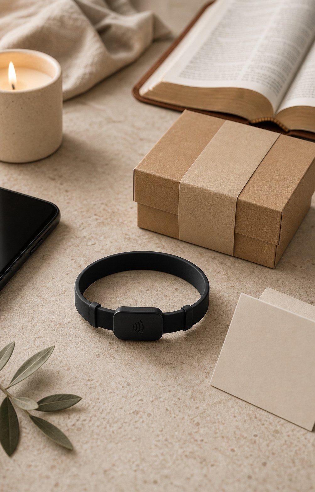 NFC Bibelvers-Armband – tägliche christliche Ermutigung per Smartphone-Tap Bild 3
